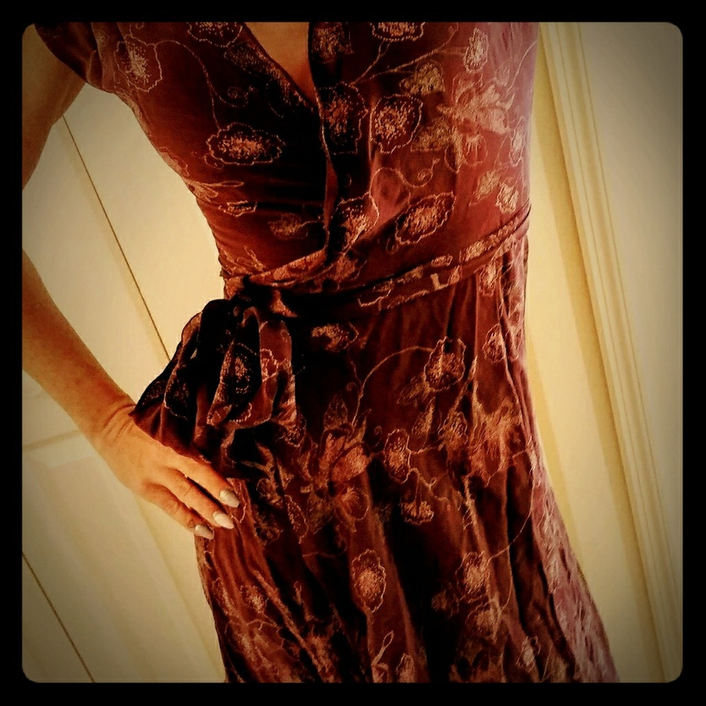 Banana Republic,100% Silk, Wrap Dress